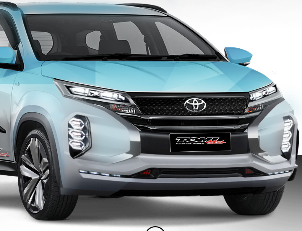 Modifikasi Virtual Toyota All New Rush Tomi Airbrush