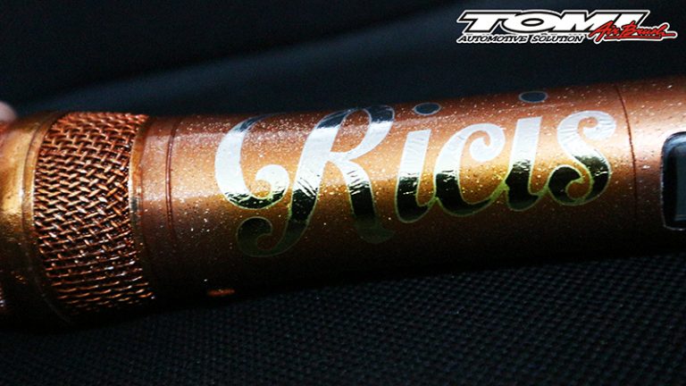 Microphone Custom Youtuber Ria Ricis Buatan Tomi Airbrush