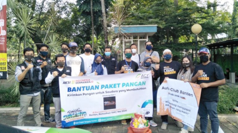 Auto Club Banten dan ACT Salurkan Bantuan Terkait Pandemi Covid-19