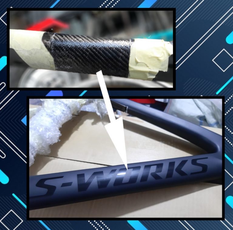 Perbaiki Frame Sepeda Bermerek di Tomi Airbrush