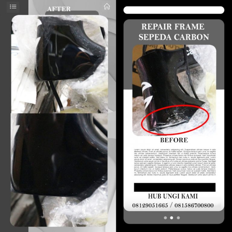Ini Bengkel Tepat untuk Repair Frame Sepeda Carbon