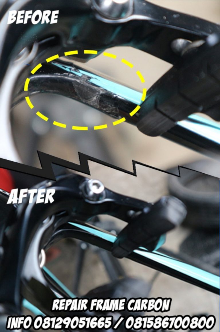 Tomi Airbrush Jagonya Repair Frame Sepeda Carbon