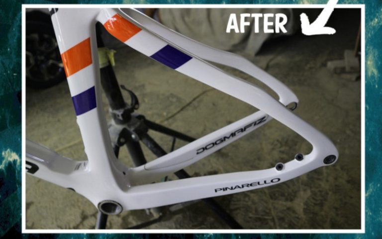 Repair Frame Carbon Sepeda Pinarello Dogma F12