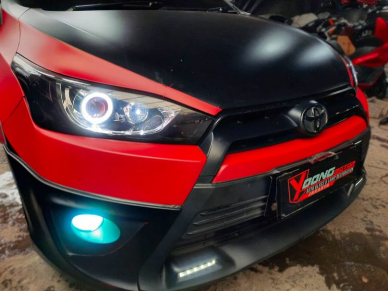 Modifikasi Lampu Projector Toyota Yaris