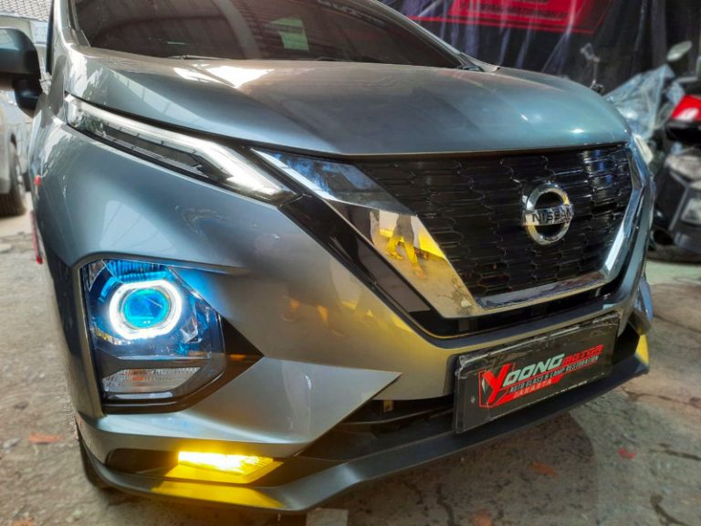Modifikasi Projector Simpel Nissan All New Livina