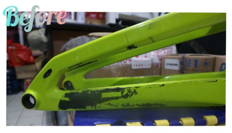 Repair Frame Carbon Sepeda Downhill