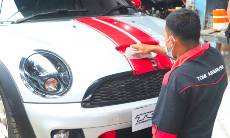 Modifikasi Cutting Sticker Mini Cooper