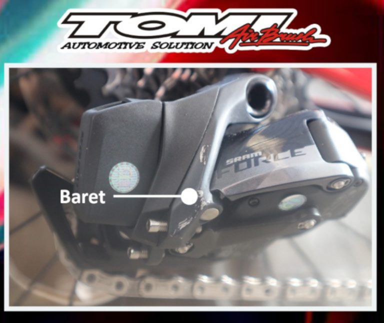 Tomi Airbrush Juga Bisa Repair Rear Derailleur Sepeda