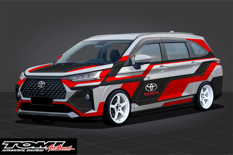 Modifikasi Virtual Toyota All New Veloz Bergaya Sporty