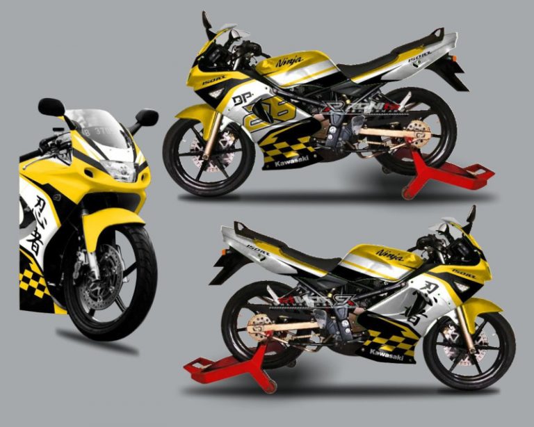 Modifikasi Airbrush Kawasaki Ninja RR 150