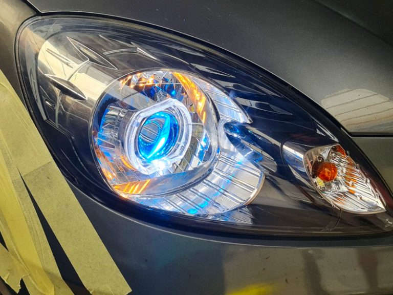 Custom Lampu LED Projector Honda Brio