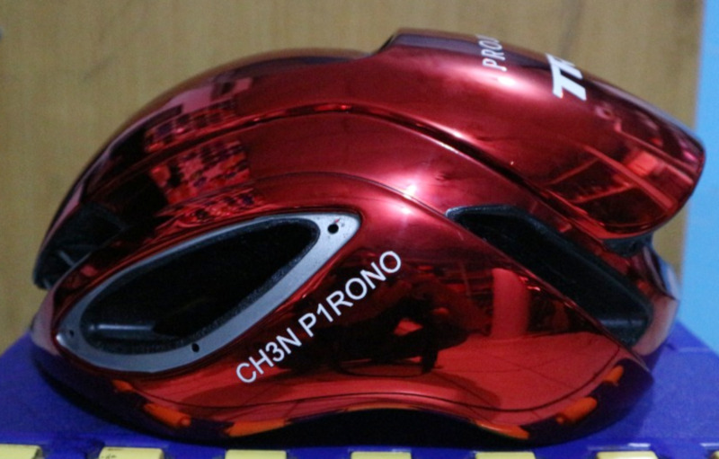 Modifikasi Helm Sepeda Chrome