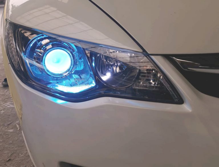 Modifikasi Lampu Projector Honda Civic FD1