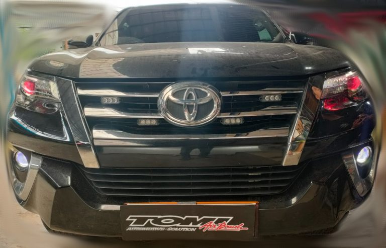 Upgrade Lampu Toyota Fortuner