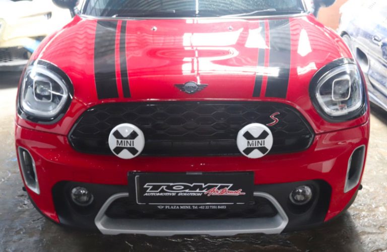 Modifikasi Simpel Cutting Sticker Mini Cooper