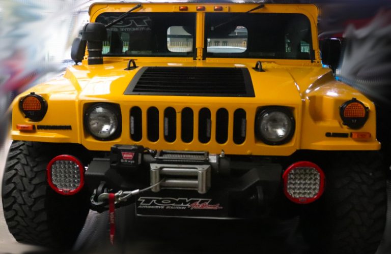 Modifikasi Hummer H1 Milik Bamsoet