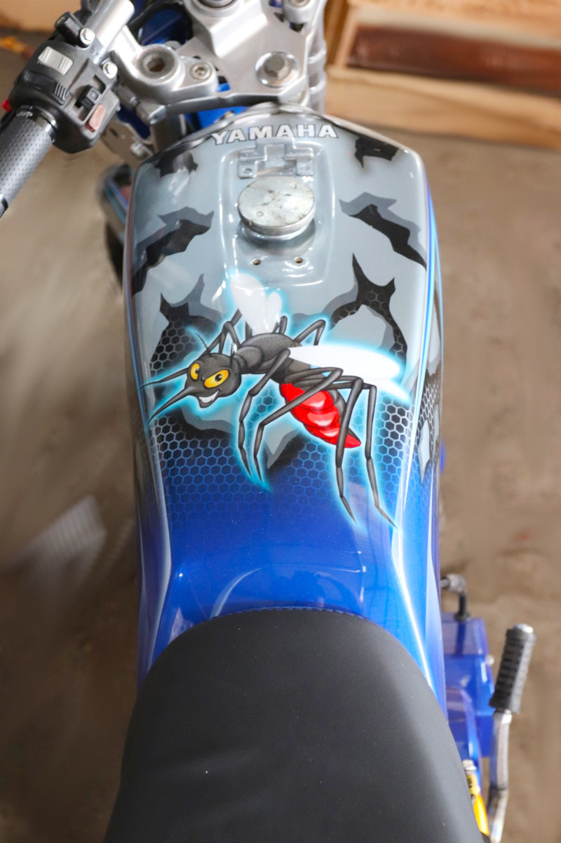 Modifikasi Airbrush Yamaha RX King Tomi Air Brush