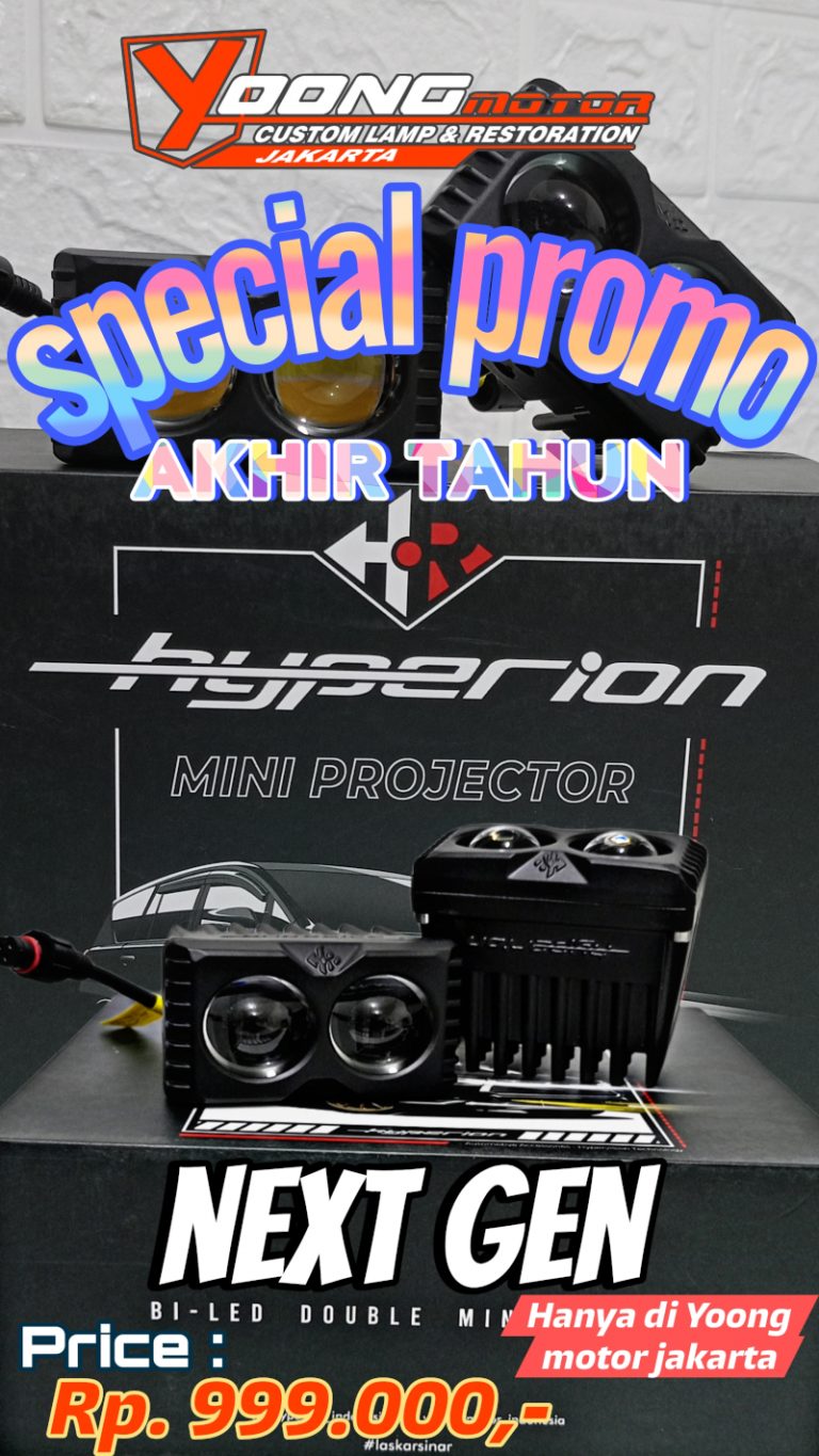 Promo Liburan Akhir Tahun 2023 untuk Modifikasi Lampu Mini Projector