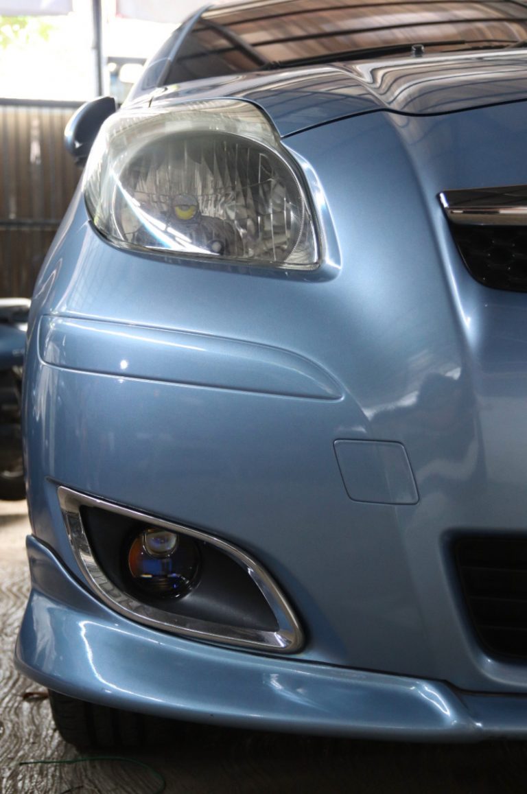 Modifikasi Foglamp Laser Toyota Yaris Bakpao