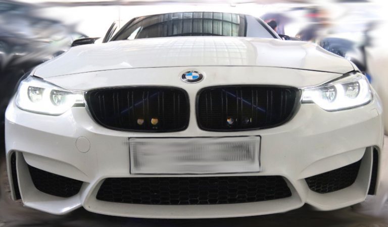 BMW F30 Pasang Mini Projector