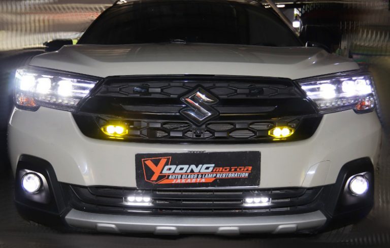 Suzuki XL7 Pasang Mini Projector dan Slime Frame