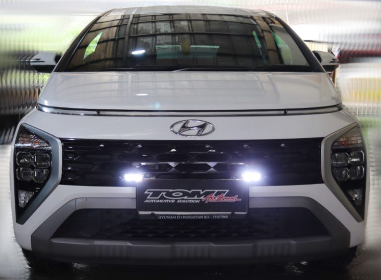 Pemasangan Lampu Mini Projector Hyundai Stargazer