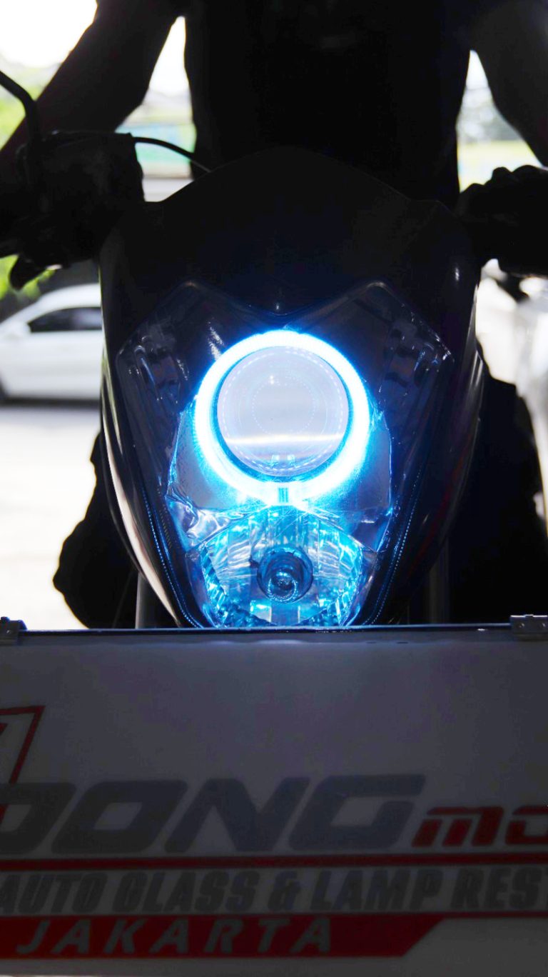 Modifikasi Lampu Projector Suzuki Satria FU 150