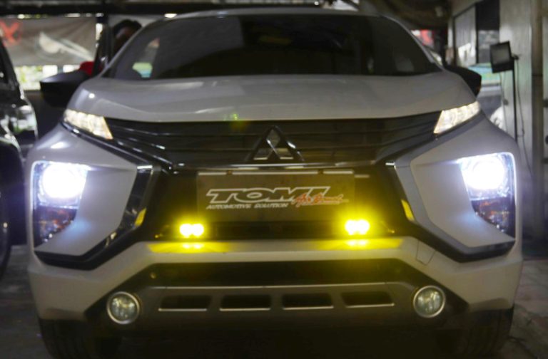 Lampu Mini Projector Mitsubishi Xpander Bisa Pilih Warna Sesuai Kebutuhan