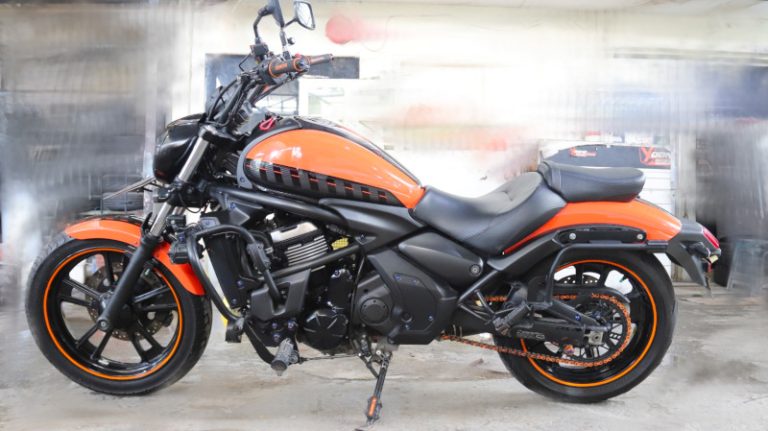 Kawasaki Vulcan S Tampil Beda dengan Sentuhan Modifikasi Airbrush