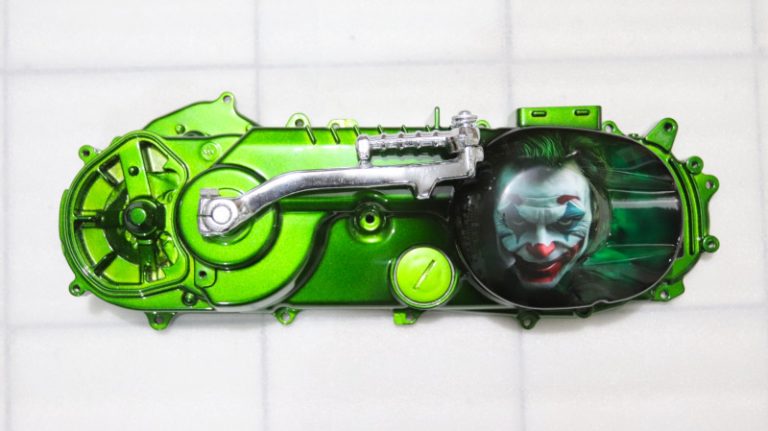 Modifikasi Airbrush dan Warna Candy di Motor Matic