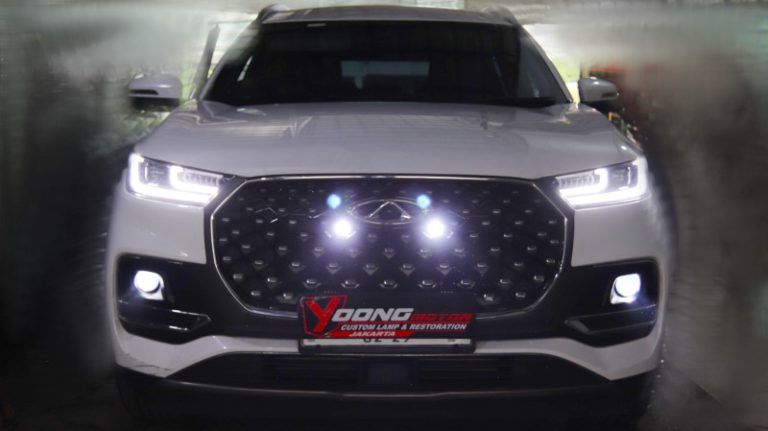 Tips Pasang Mini Projector di Chery Tiggo 8 Agar Tidak Gugurkan Garansi, Simak Caranya!