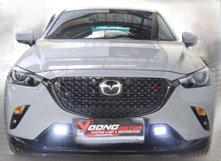 Keunggulan Modifikasi Lampu Mazda CX-3 Pakai Mini Projector HVT RFLX Mata 2