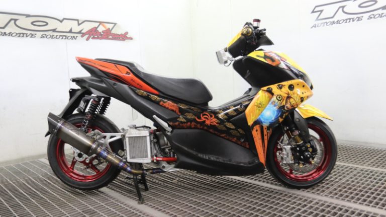 Modifikasi Airbrush Yamaha Aerox Willie Salim