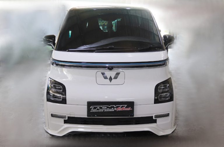 Wuling Air ev Makin Menarik dengan Body Kit Custom Tomi Airbrush